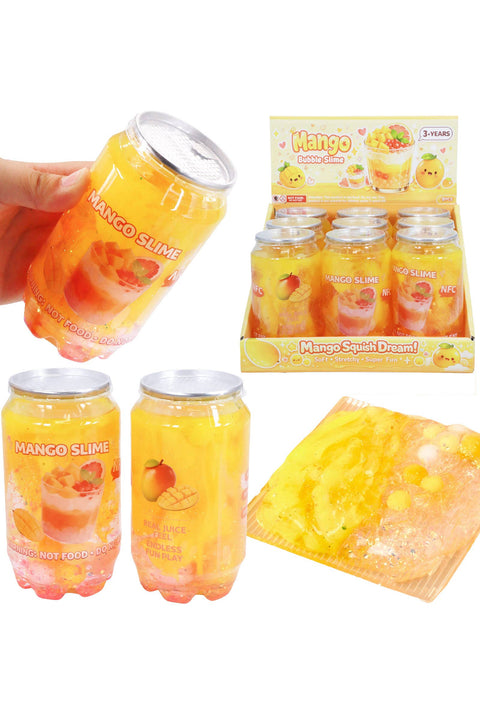 Sparkling Mango Soda - Glitter Slime